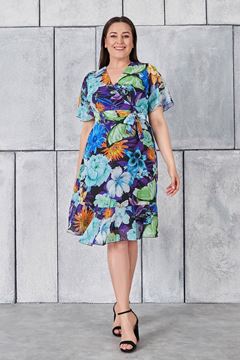 Picture of CURVY GIRL PATTERNED DRESS
